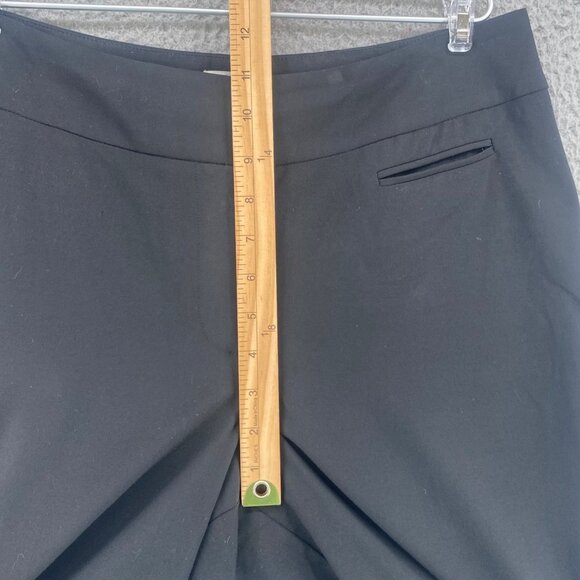 Chicos Pants Womens 1.5 US 10 Black Straight Leg Trouser Stretch Office Career - Picture 8 of 11